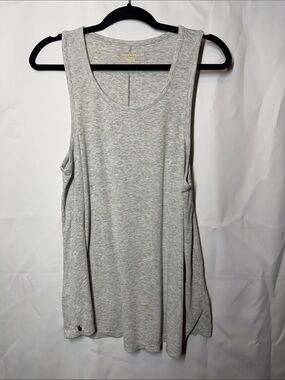Lilly Pulitzer Light Gray Scoop Neck Tank
